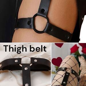 Leather Thigh Belts l Heart Decor l Silver Hardware l 5 styles l Adjustable